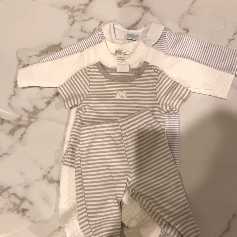 Set of 3- newborn outfits